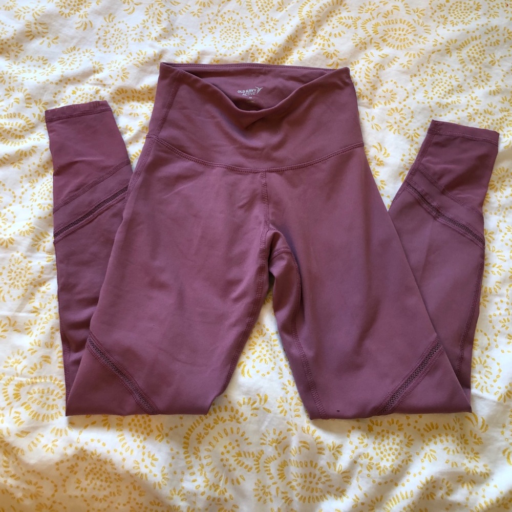 old navy mesh leggings